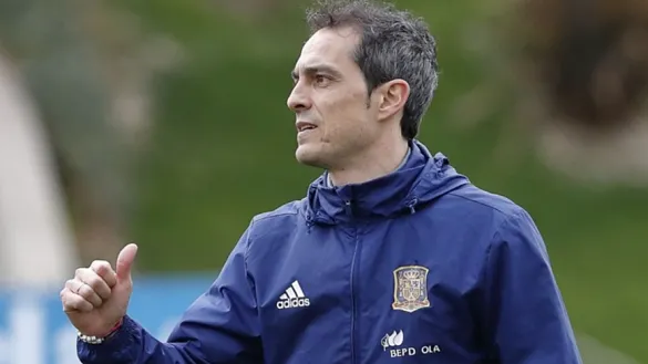 Kenio Gonzalo durante un entrenamiento con la Selección