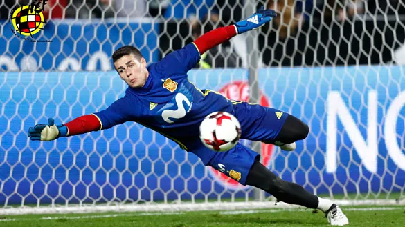 Kepa con la Selección española