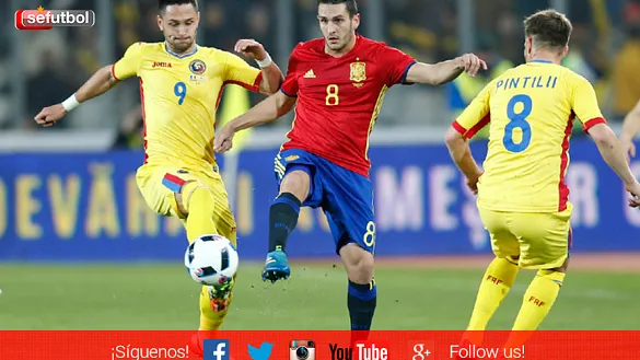 Koke ante Rumanía