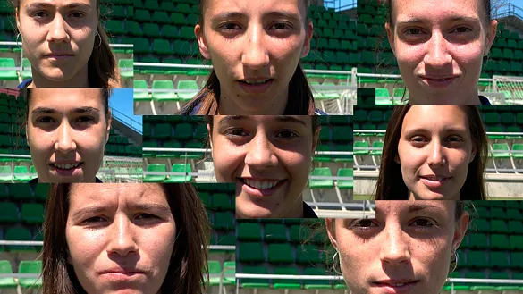 Las ocho jugadoras debutantes de la Selección española femenina