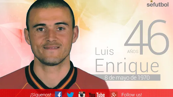 Luis Enrique en la Selección española