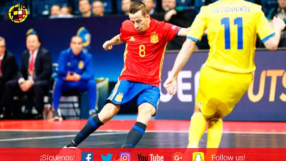 Ángel Velasco "Lin" durante la última Eurocopa de Fútbol Sala disputada en Serbia