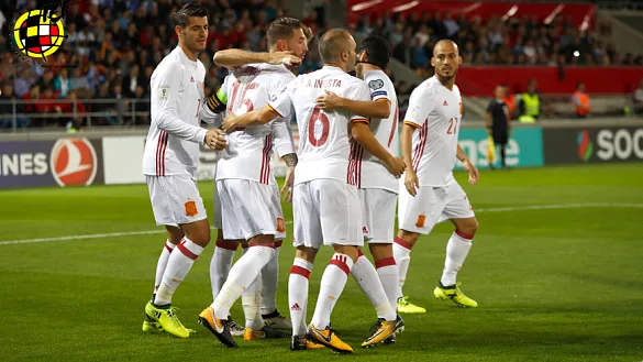 España frente a Liechtenstein