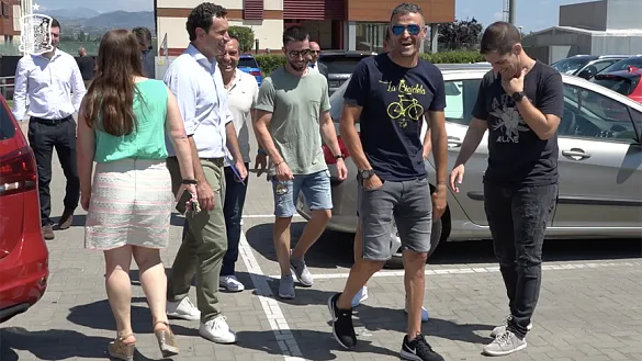 Luis Enrique llega a la Ciudad del Fútbol