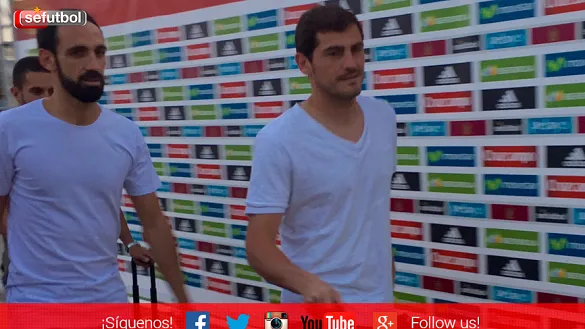 Iker, Juanfran llegan a la Selección