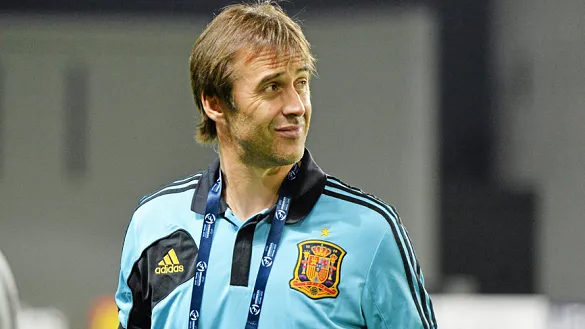 Julen Lopetegui durante su etapa en la Selección Española Sub-21