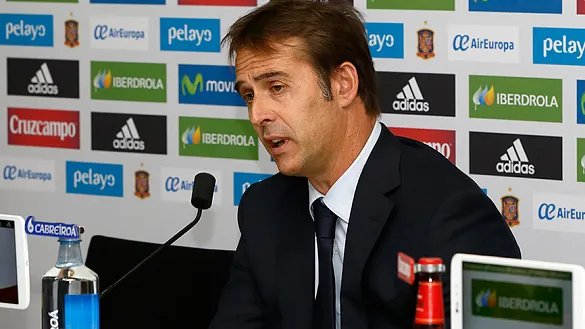 Julen Lopetegui el día de su presentación