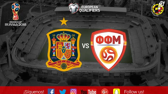 OFICIAL | España jugará ante Macedonia en Granada el 12 de noviembre