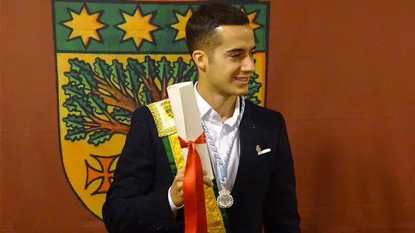 Lucas Vázquez, nombrado embajador del Ayuntamiento de Curtis