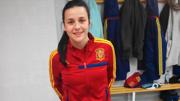 Lucía Gómez García, jugadora de la Selección Española Sub-20 Femenina