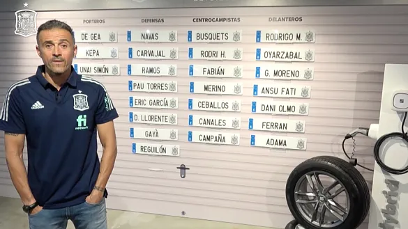 OFICIAL | Luis Enrique ofrece junto a Seat la convocatoria para los próximos partidos de España