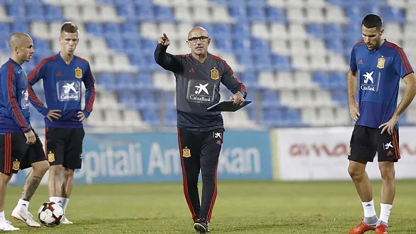 Luis de la Fuente: "Hemos entrenado a un nivel muy intenso"