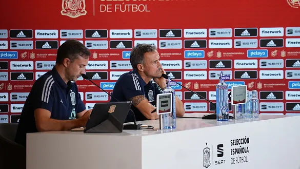 Luis Enrique en Casa SEAT