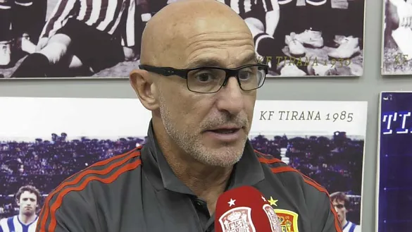 Luis de la Fuente "Estamos muy satisfechos por la victoria"