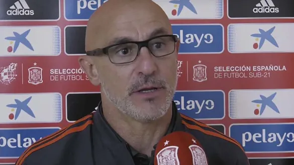 Luis de la Fuente: ""Estamos satisfechos con el trabajo de los jugadores"