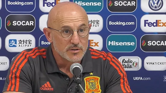 Luis de la Fuente: "Afrontamos el partido con tranquilidad"