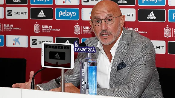 Luis de la Fuente: "Creo que somos unos afortunados. Tenemos grandes jugadores"