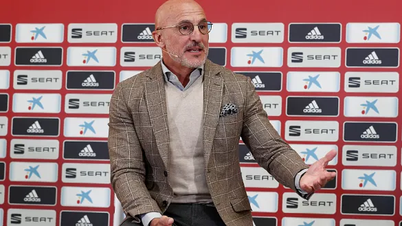 Luis de la Fuente: "Me siento muy feliz por todos los jugadores que han estado con nosotros y ahora van con la absoluta