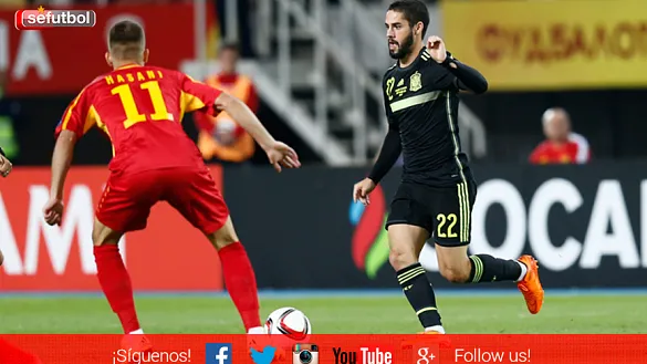 Isco ante Macedonia