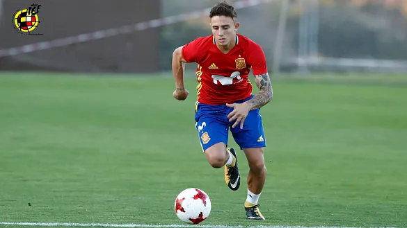 Pablo Maffeo, jugador de la Selección española Sub-21
