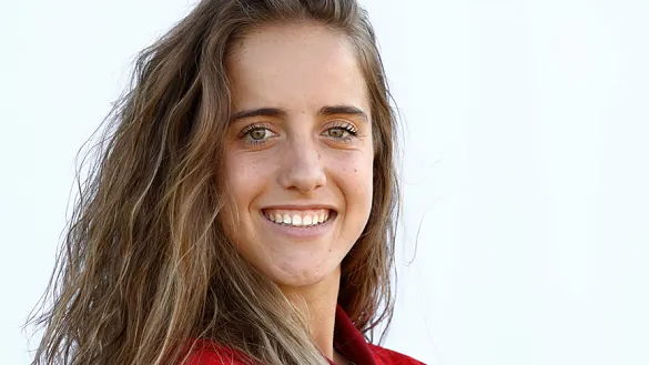 Maite Oroz, jugadora de la Selección española Sub-20 femenina