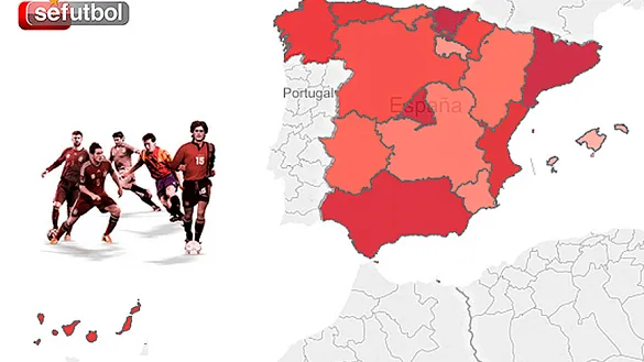 Mapa interactivo de Comunidades Autónomas