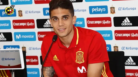 Marc Bartra, jugador de la Selección española