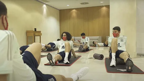 ¡Así se despidió Marc Cucurella de la concentración de la Selección Sub-21!