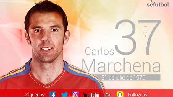 El internacional Campeón del Mundo y Campeón de Europa, Carlos Marchena cumple 37 años
