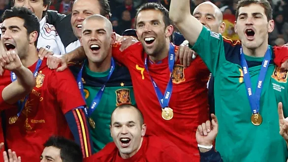 Marchena con la Selección española