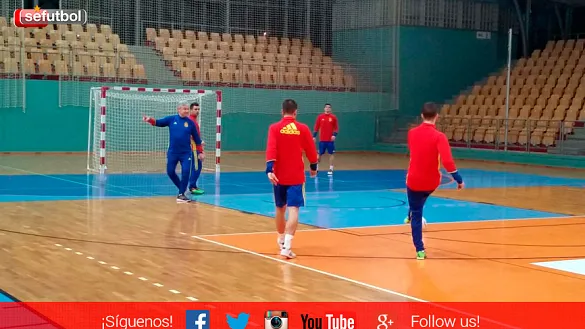 Primer entrenamiento de la Selección en Eslovenia