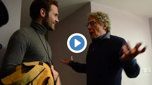 Juan Mata departió con The Who antes de su actuación