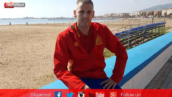 Miguelín habla con Sefutbol en Melilla