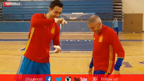 Reto del larguero entre Miguelín y Paco Sedano