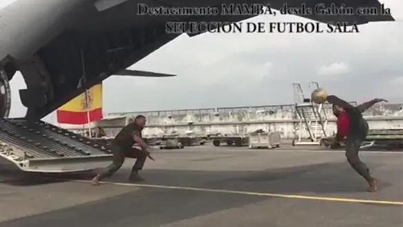 Los militares del Estado Mayor de Defensa apoyaron a la Selección