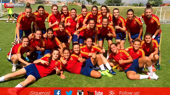 Sub-19 Femenina tras el último entrenamiento