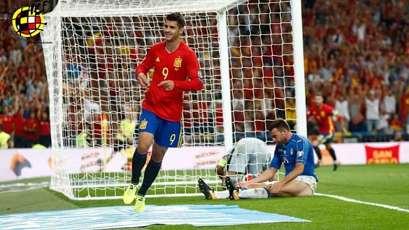 Álvaro Morata, jugador de la Selección 