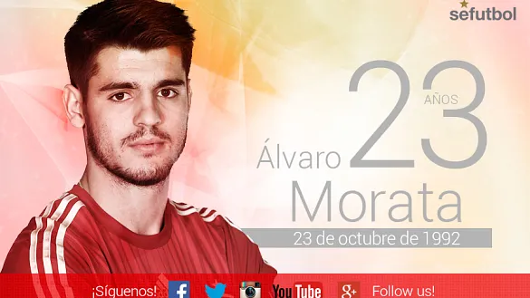 Álvaro Morata cumple 23 años