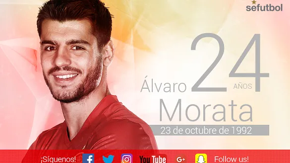 Morata cumple 24 años