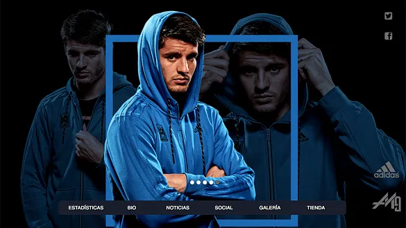 página web de Álvaro Morata