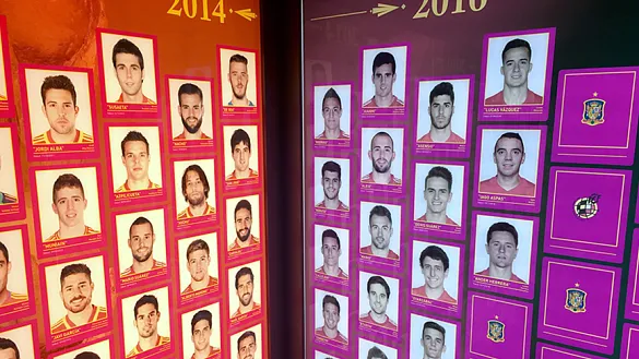 Los debutantes más recientes ya tienen su lugar en el Museo de la Selección