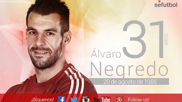 Álvaro Negredo cumple 31 años