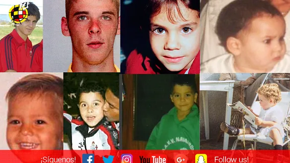 ¿Qué internacionales eran así de niños?