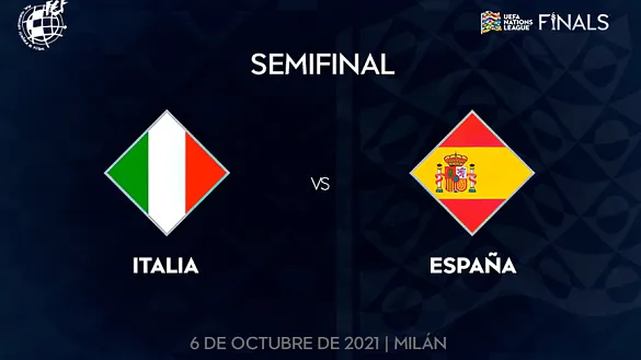 Italia y España jugarán por un puesto en la final de la UEFA Nations League