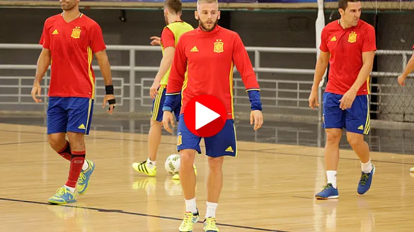 Miguel Sayago, "Miguelín", jugador de la Selección Española de Fútbol Sala