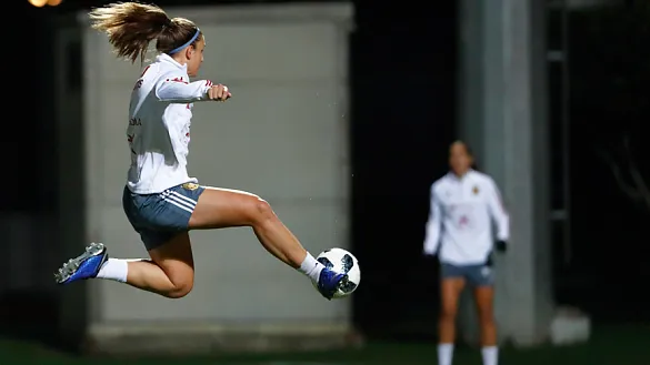 La Selección española femenina se entrena en la Ciudad del Fútbol