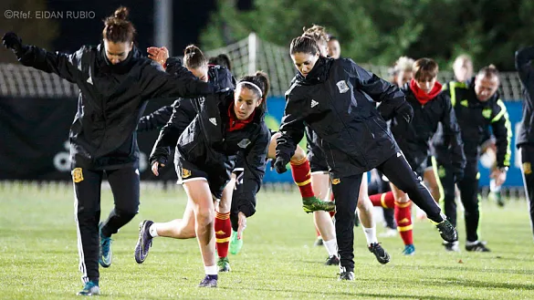 La Selección Española Absoluta Femenina se ejercita en la Ciudad del Fútbol