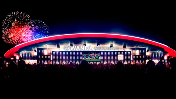 Proyecto del nuevo estadio Metropolitano, en Madrid