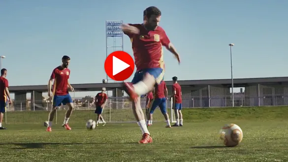 Momento del rodaje de la campaña de Movistar y la Selección Española con motivo del estreno de Star Wars