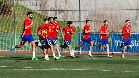 Los internacionales de la Selección entrenan en la Ciudad del Fútbol